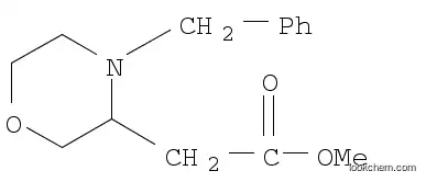 Molecular Structure of 1027512-11-3 ((4-Benzyl-morpholin-3-yl)-acetic acid methyl ester)